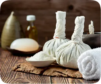 Towels and spa items